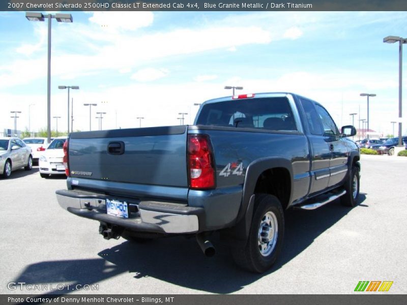 Blue Granite Metallic / Dark Titanium 2007 Chevrolet Silverado 2500HD Classic LT Extended Cab 4x4