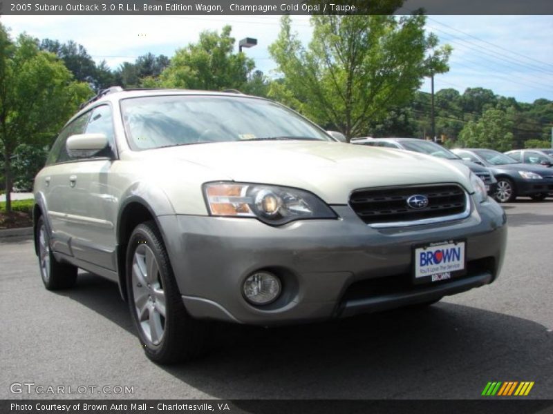 Champagne Gold Opal / Taupe 2005 Subaru Outback 3.0 R L.L. Bean Edition Wagon