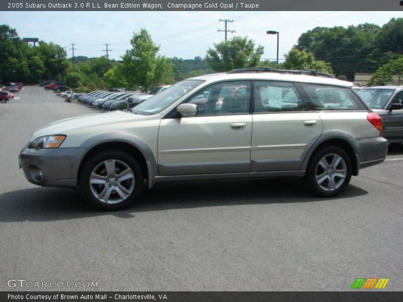 Champagne Gold Opal / Taupe 2005 Subaru Outback 3.0 R L.L. Bean Edition Wagon