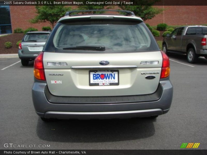 Champagne Gold Opal / Taupe 2005 Subaru Outback 3.0 R L.L. Bean Edition Wagon