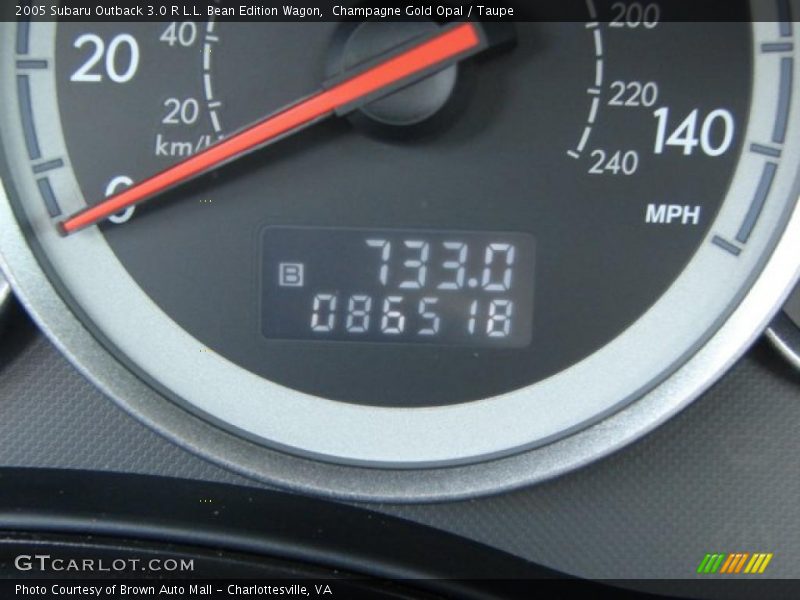 Champagne Gold Opal / Taupe 2005 Subaru Outback 3.0 R L.L. Bean Edition Wagon