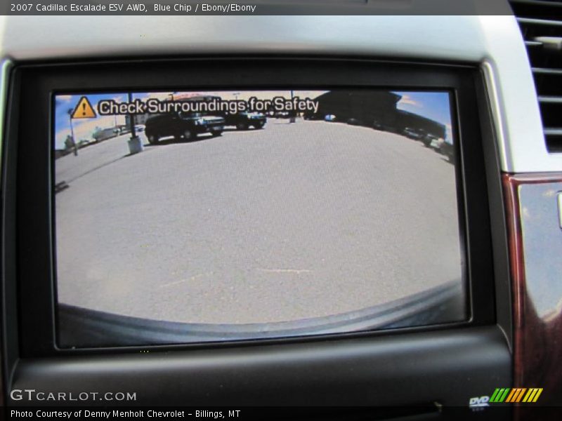 Blue Chip / Ebony/Ebony 2007 Cadillac Escalade ESV AWD