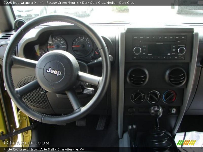 Rescue Green Metallic / Dark Slate Gray/Medium Slate Gray 2008 Jeep Wrangler X 4x4