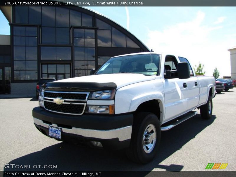 Summit White / Dark Charcoal 2006 Chevrolet Silverado 3500 LT Crew Cab 4x4