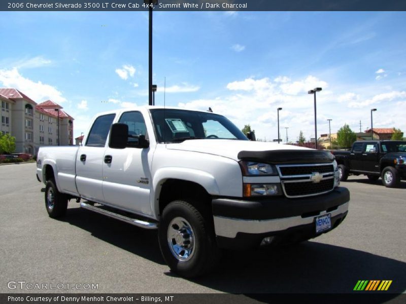 Summit White / Dark Charcoal 2006 Chevrolet Silverado 3500 LT Crew Cab 4x4