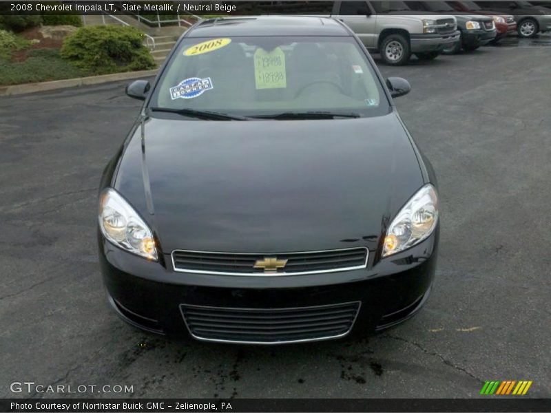 Slate Metallic / Neutral Beige 2008 Chevrolet Impala LT