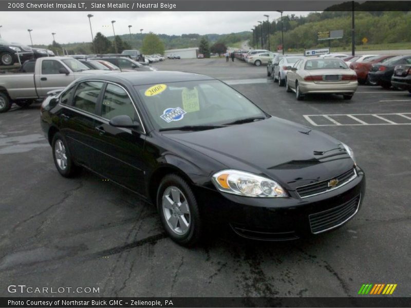 Slate Metallic / Neutral Beige 2008 Chevrolet Impala LT