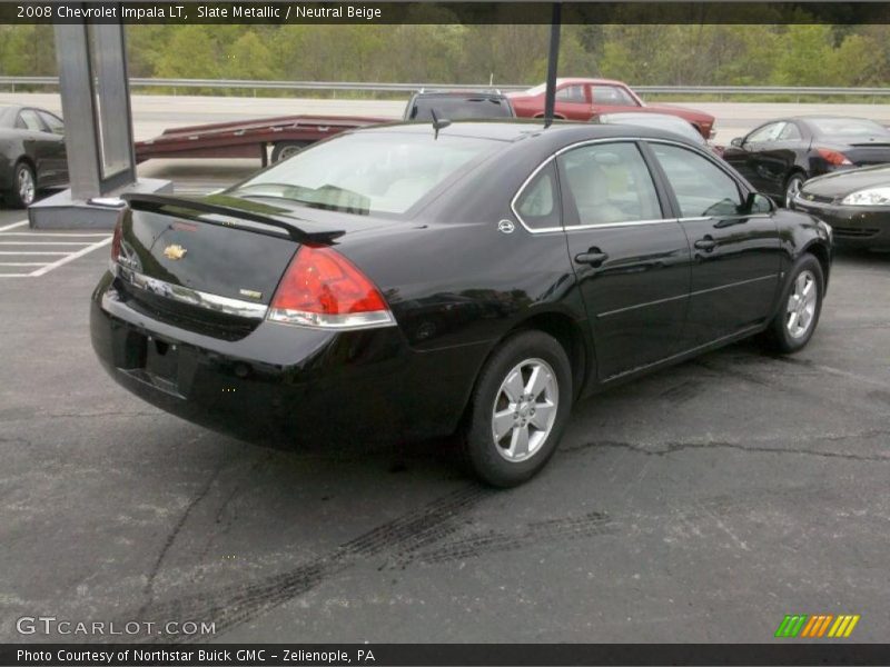Slate Metallic / Neutral Beige 2008 Chevrolet Impala LT