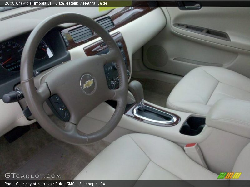 Slate Metallic / Neutral Beige 2008 Chevrolet Impala LT