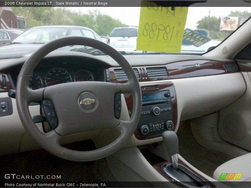 Slate Metallic / Neutral Beige 2008 Chevrolet Impala LT