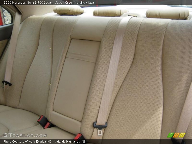 Aspen Green Metallic / Java 2000 Mercedes-Benz S 500 Sedan