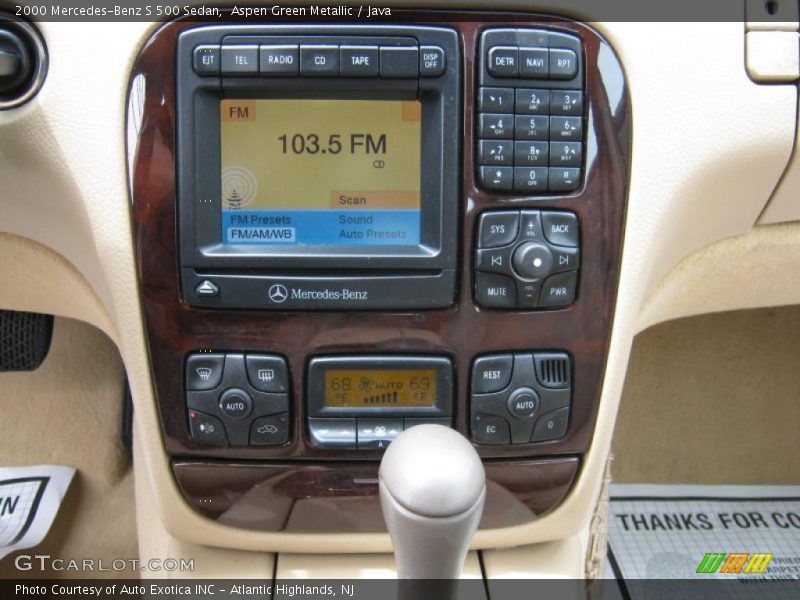 Aspen Green Metallic / Java 2000 Mercedes-Benz S 500 Sedan