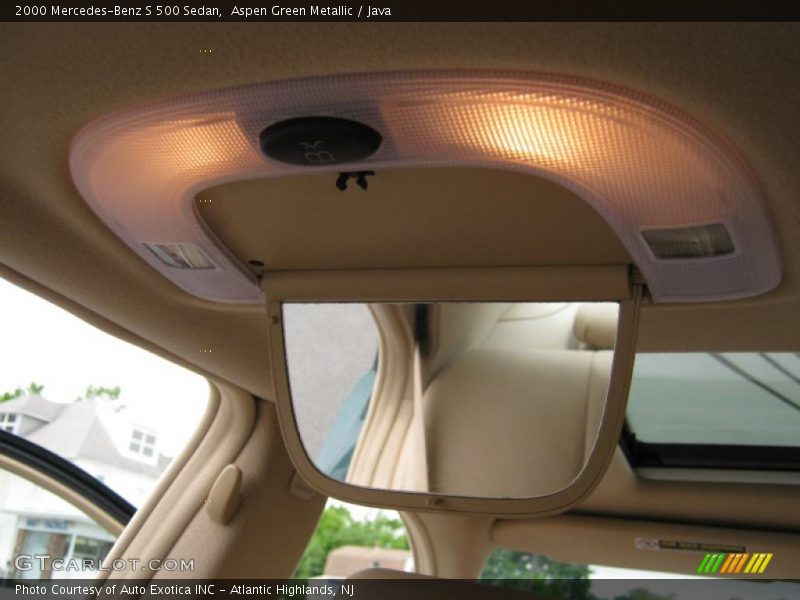 Aspen Green Metallic / Java 2000 Mercedes-Benz S 500 Sedan