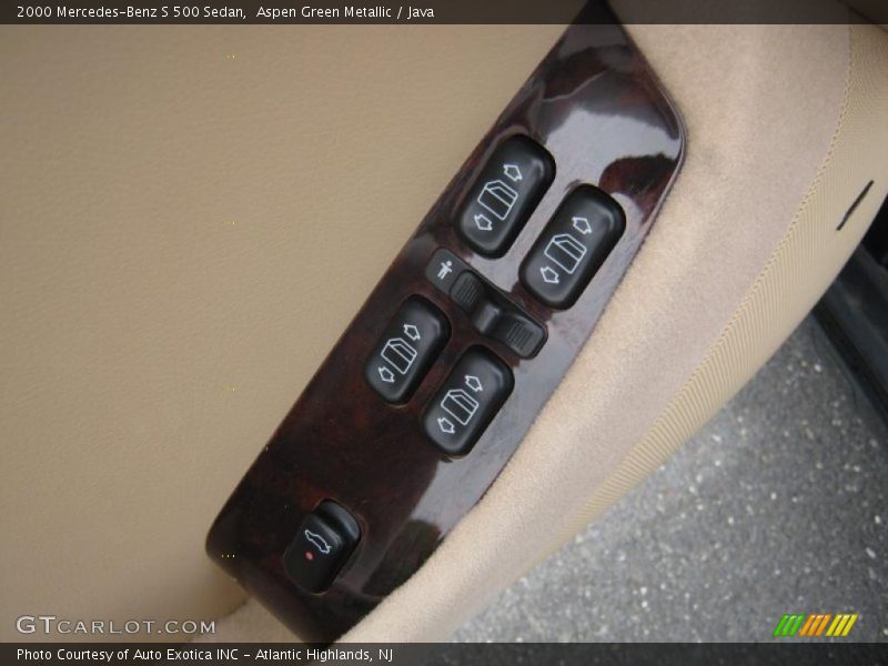 Aspen Green Metallic / Java 2000 Mercedes-Benz S 500 Sedan
