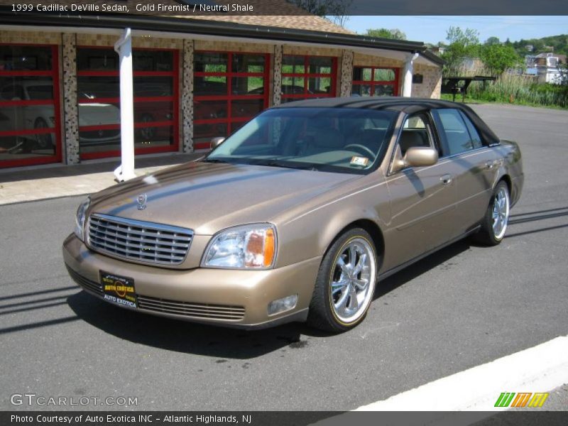 Gold Firemist / Neutral Shale 1999 Cadillac DeVille Sedan