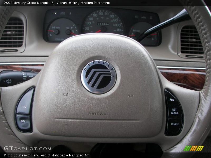 Vibrant White / Medium Parchment 2004 Mercury Grand Marquis LS
