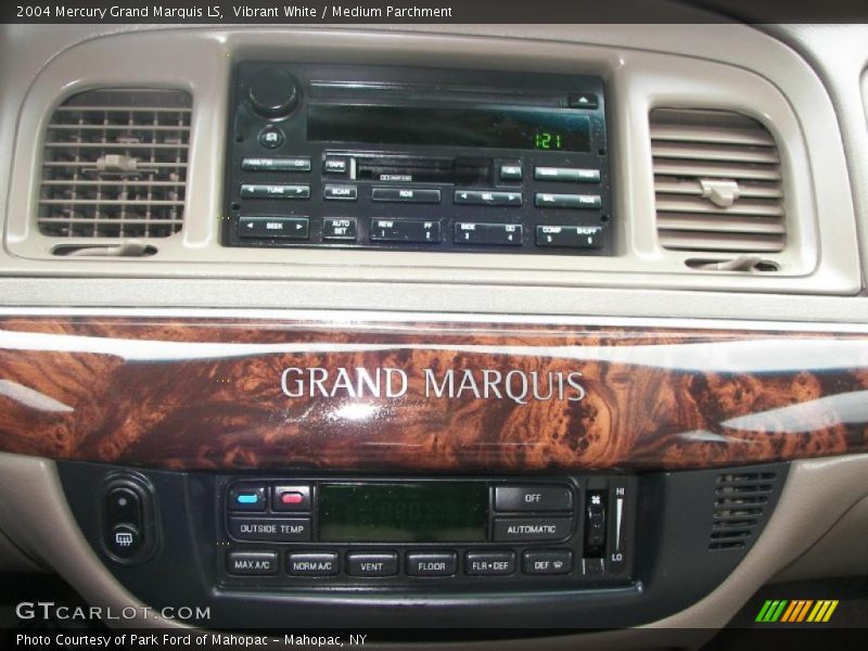 Vibrant White / Medium Parchment 2004 Mercury Grand Marquis LS
