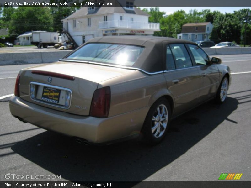 Gold Firemist / Neutral Shale 1999 Cadillac DeVille Sedan
