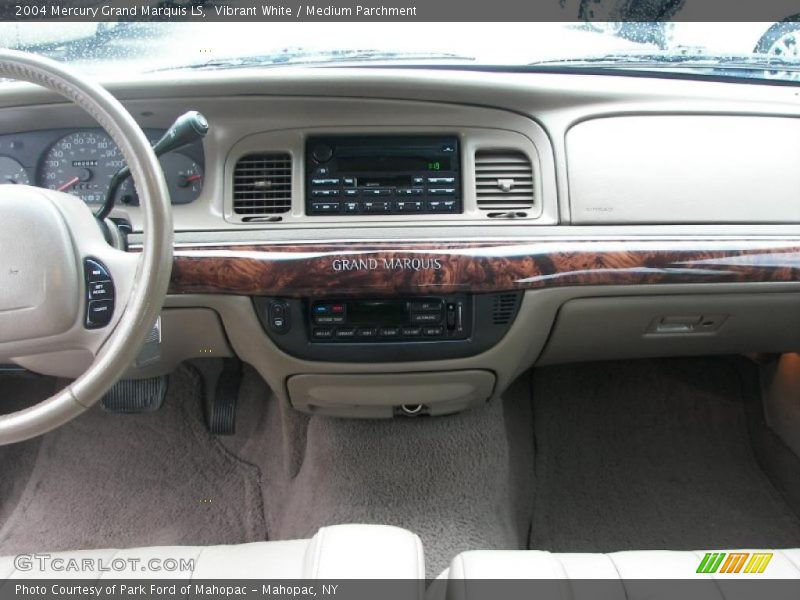 Vibrant White / Medium Parchment 2004 Mercury Grand Marquis LS