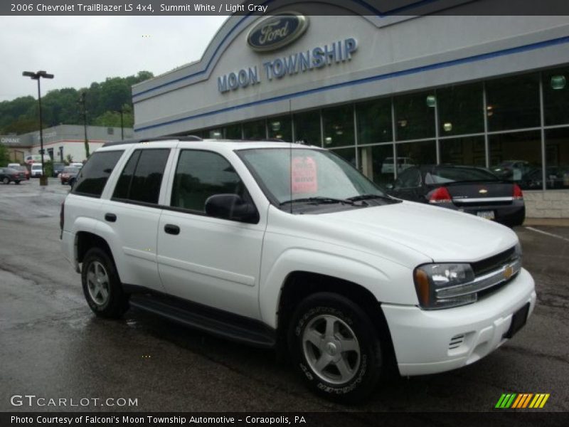 Summit White / Light Gray 2006 Chevrolet TrailBlazer LS 4x4