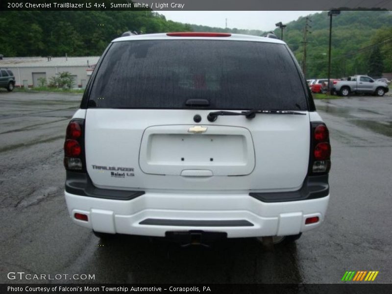 Summit White / Light Gray 2006 Chevrolet TrailBlazer LS 4x4