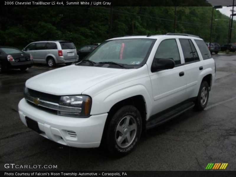 Summit White / Light Gray 2006 Chevrolet TrailBlazer LS 4x4