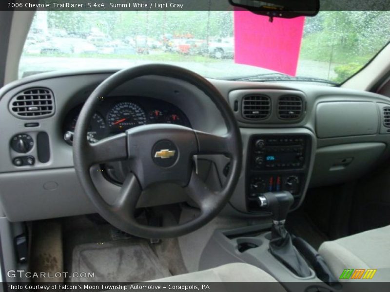 Summit White / Light Gray 2006 Chevrolet TrailBlazer LS 4x4