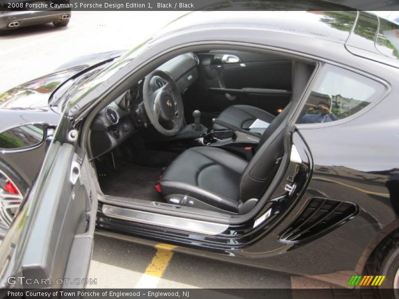 Black / Black 2008 Porsche Cayman S Porsche Design Edition 1