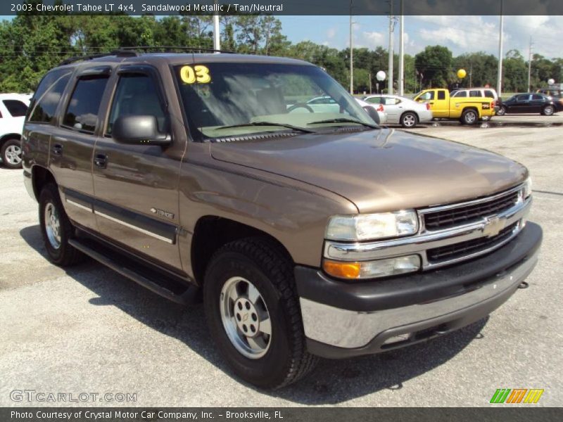 Sandalwood Metallic / Tan/Neutral 2003 Chevrolet Tahoe LT 4x4