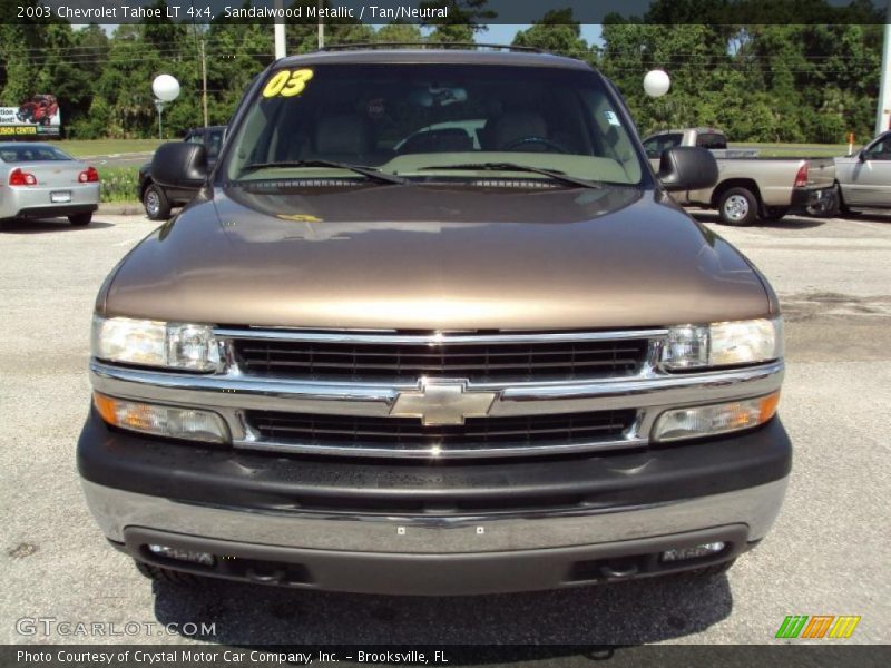 Sandalwood Metallic / Tan/Neutral 2003 Chevrolet Tahoe LT 4x4