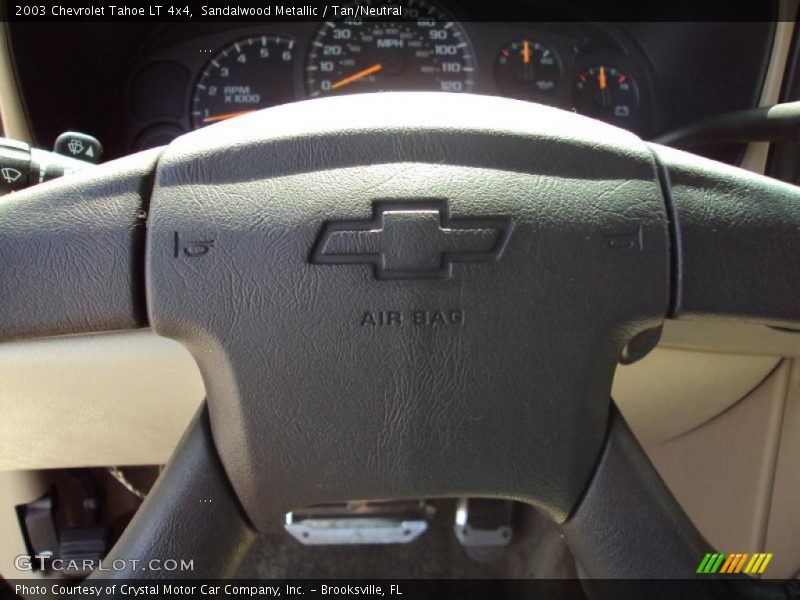 Sandalwood Metallic / Tan/Neutral 2003 Chevrolet Tahoe LT 4x4