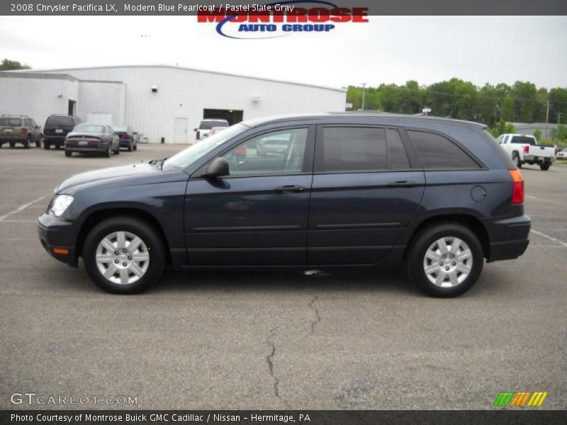 Modern Blue Pearlcoat / Pastel Slate Gray 2008 Chrysler Pacifica LX