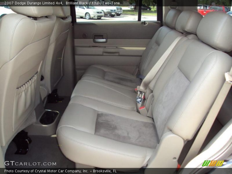 Brilliant Black / Khaki Two-Tone 2007 Dodge Durango Limited 4x4