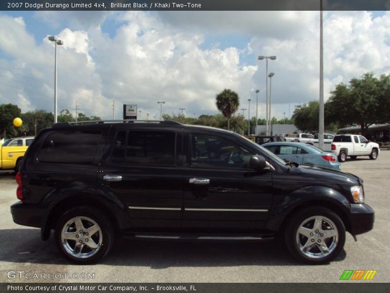 Brilliant Black / Khaki Two-Tone 2007 Dodge Durango Limited 4x4