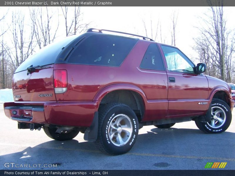 Dark Cherry Red Metallic / Graphite 2001 Chevrolet Blazer LS