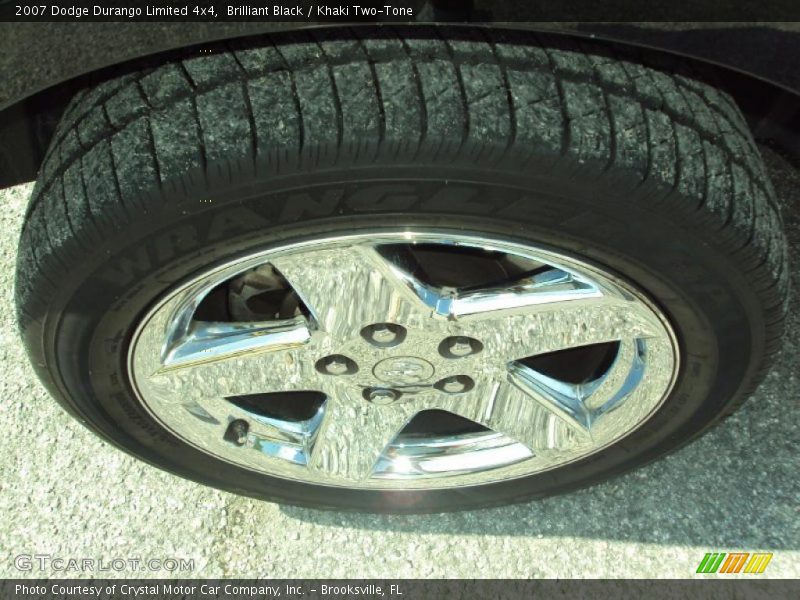 Brilliant Black / Khaki Two-Tone 2007 Dodge Durango Limited 4x4