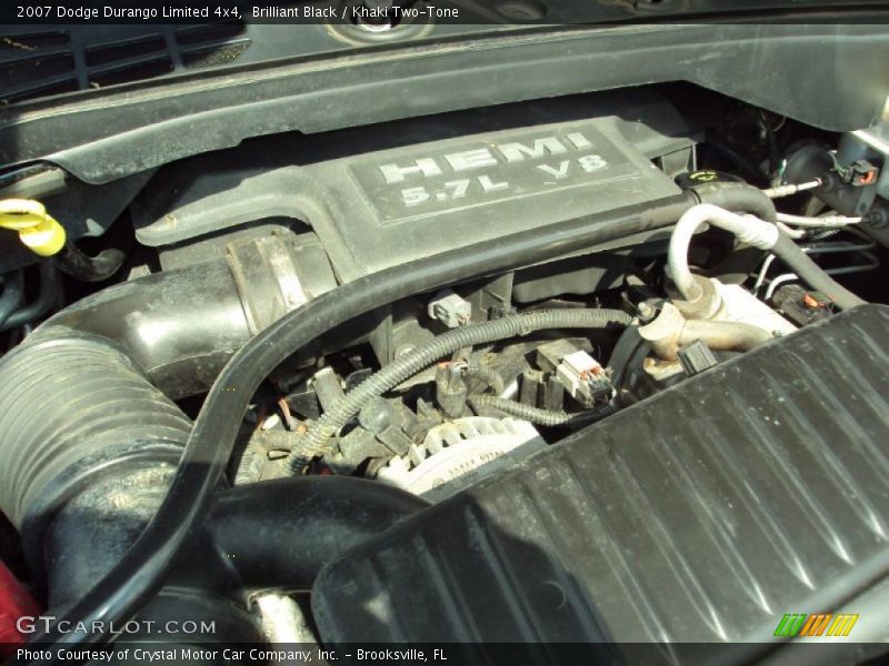 Brilliant Black / Khaki Two-Tone 2007 Dodge Durango Limited 4x4