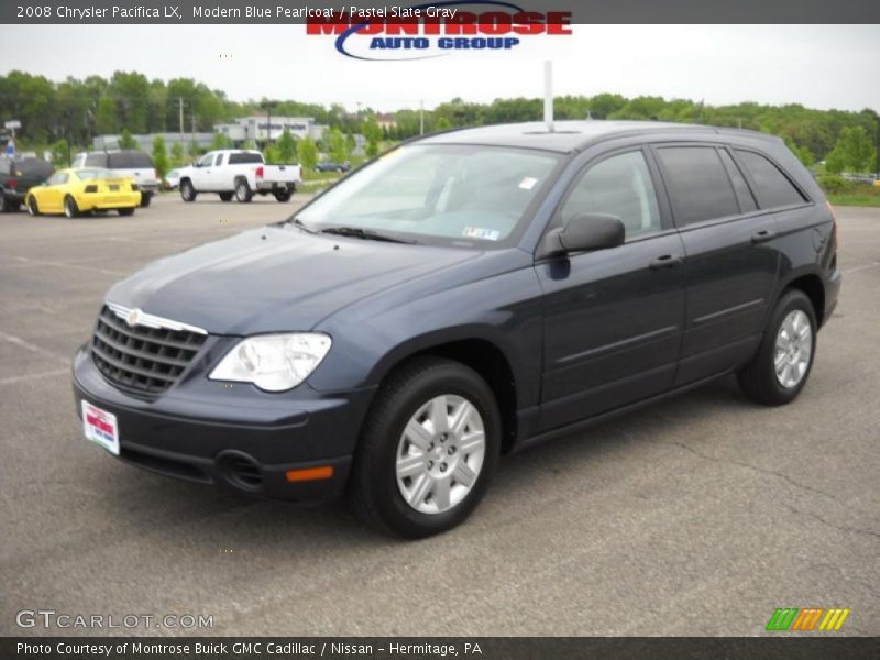 Modern Blue Pearlcoat / Pastel Slate Gray 2008 Chrysler Pacifica LX