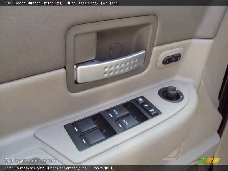 Brilliant Black / Khaki Two-Tone 2007 Dodge Durango Limited 4x4