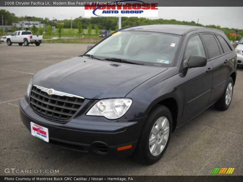 Modern Blue Pearlcoat / Pastel Slate Gray 2008 Chrysler Pacifica LX