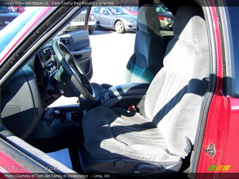 Dark Cherry Red Metallic / Graphite 2001 Chevrolet Blazer LS