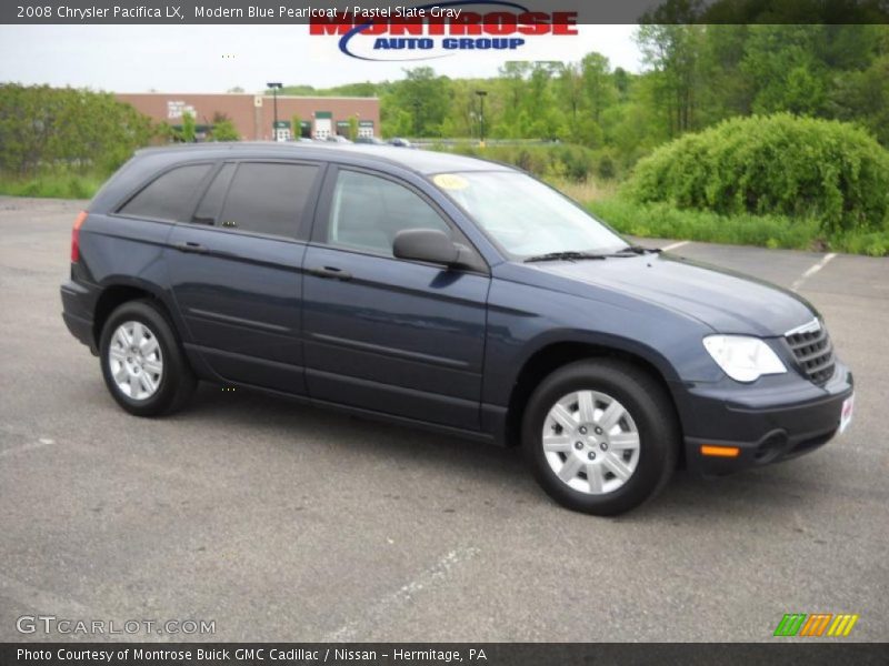 Modern Blue Pearlcoat / Pastel Slate Gray 2008 Chrysler Pacifica LX