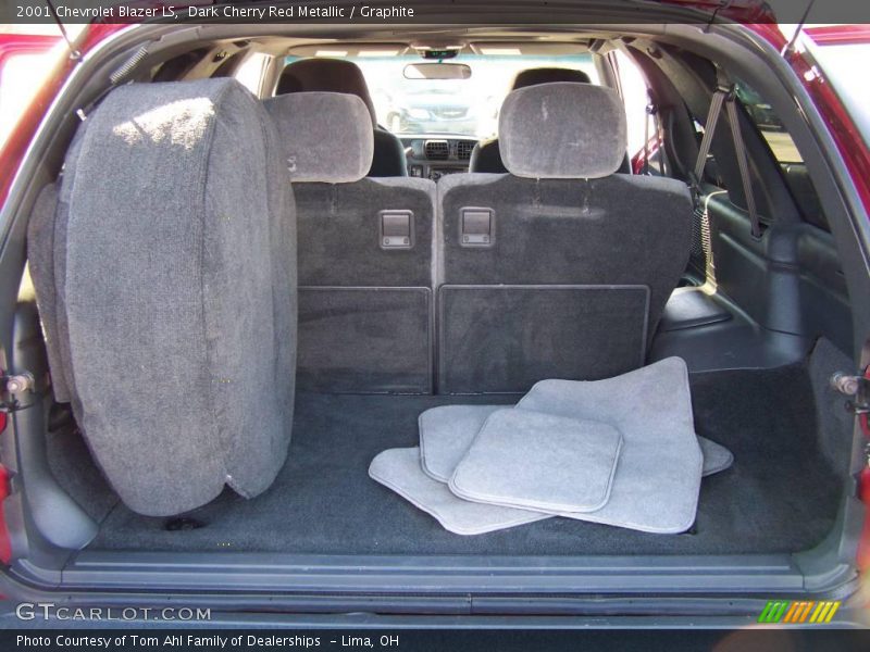 Dark Cherry Red Metallic / Graphite 2001 Chevrolet Blazer LS