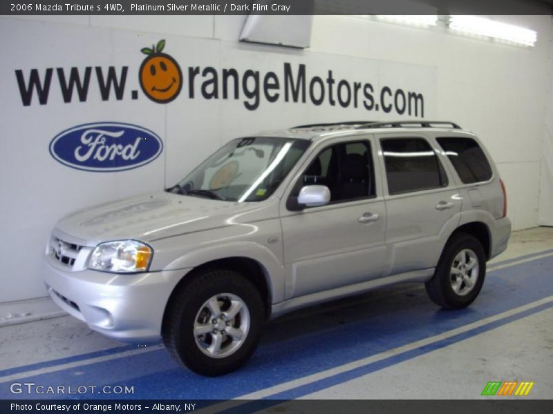 Platinum Silver Metallic / Dark Flint Gray 2006 Mazda Tribute s 4WD