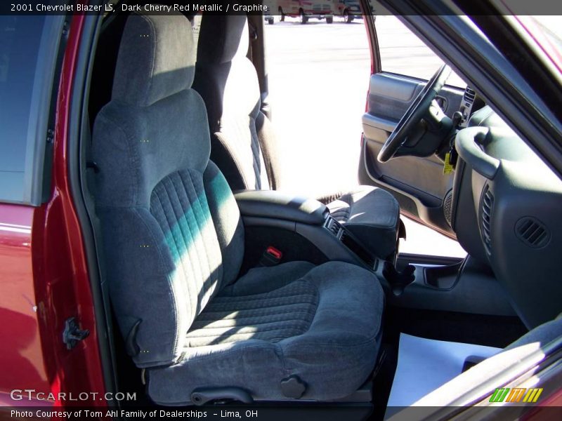 Dark Cherry Red Metallic / Graphite 2001 Chevrolet Blazer LS