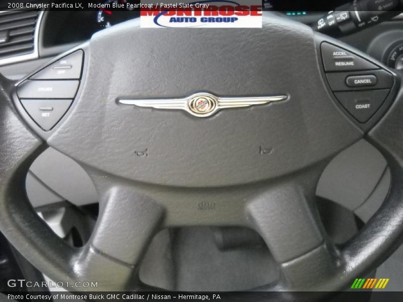 Modern Blue Pearlcoat / Pastel Slate Gray 2008 Chrysler Pacifica LX