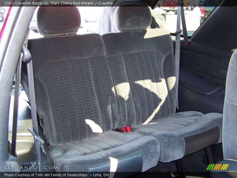 Dark Cherry Red Metallic / Graphite 2001 Chevrolet Blazer LS