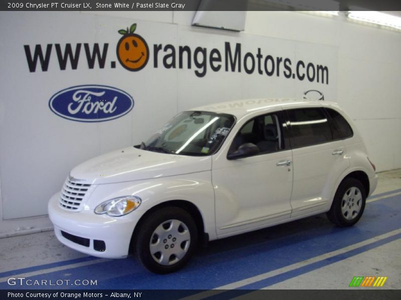 Stone White / Pastel Slate Gray 2009 Chrysler PT Cruiser LX