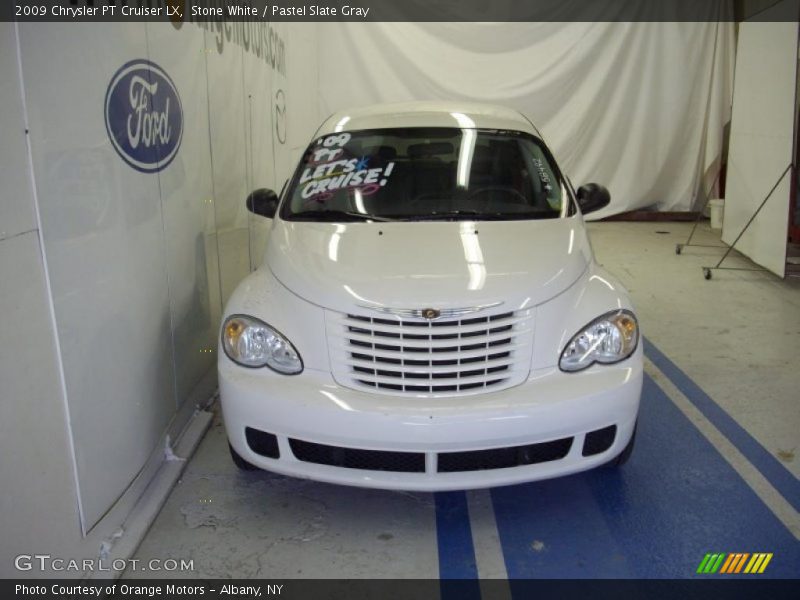 Stone White / Pastel Slate Gray 2009 Chrysler PT Cruiser LX