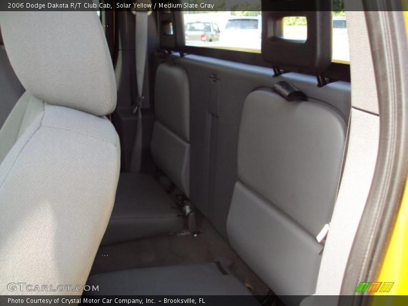 Solar Yellow / Medium Slate Gray 2006 Dodge Dakota R/T Club Cab